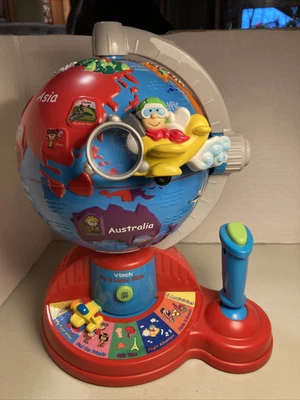 $19.33 • Buy Vtech Fly And Learn Globe Interactive Educational Talking Kids Atlas Geography 
