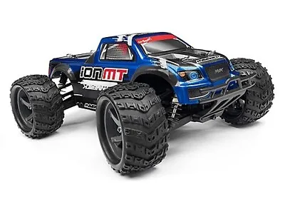 Maverick Ion MT 1/18 RTR Electric Blue Monster Truck - MV12809 • £52.69