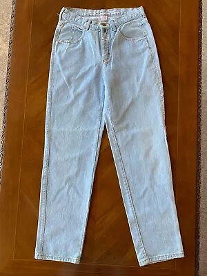 1980's Marithe Francois GIRBAUD Jeans 29x32 Light Blue Denim EXCELLENT Condition • $60