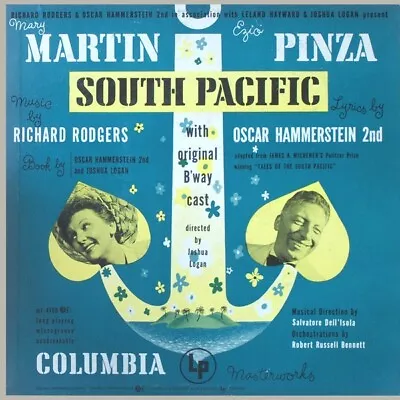 Mary Martin/Ezio Pinza-South Pacific 1949 ML-4180 Vinyl 12'' • $13.99