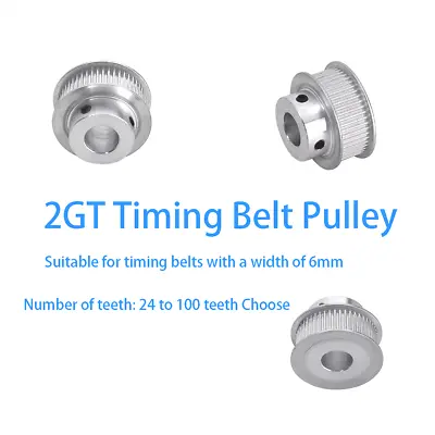 BF-type GT2 6mm Timing Belt Pulley 25 - 100 Tooth Bore 5 - 25 For CNC Step Motor • $3.63