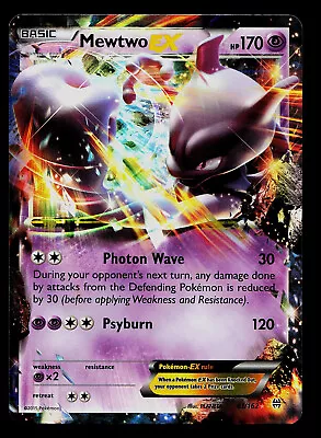  Pokemon Card - Mewtwo EX XY BREAKthrough 61/162 Ultra Rare Holo • $4.99