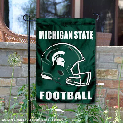 Michigan State Spartans Football Helmet Garden Flag And Yard Banner • $16.95