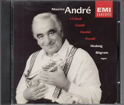 MAURICE ANDRE Trumpet HEDWIG BILGRAM Organ - Bach Handel Purcell Correlli BMG • $7.75