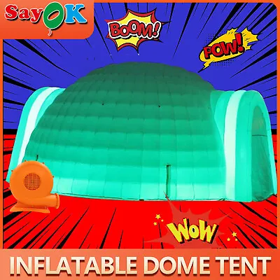 Outdoor Portable Inflatable Igloo Dome Tent Shelter Igloo Marquee  Party Wedding • $1430