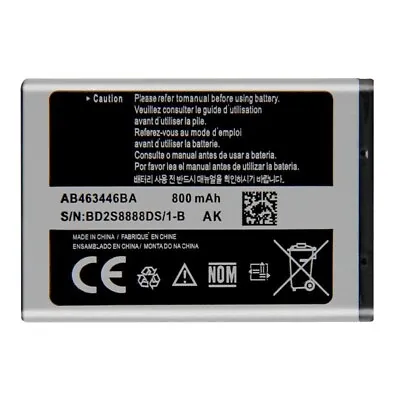 Genuine Samsung AB463446BA Battery For Samsung C3300K X208 B189 F299 C3520 E339 • £4.94