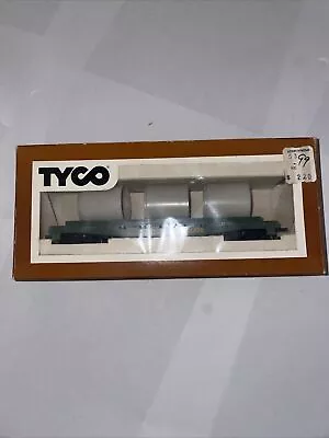 Tyco HO Vintage Western Maryland 2475 Skid Flat Car Culvert Pipe Load 342B NEW • $4.99