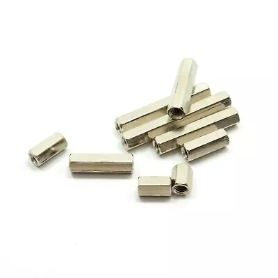 £2 • Buy Hex M4 Female Pillar Standoff Hexagonal Nickel Spacer Support 4mm Thread Female