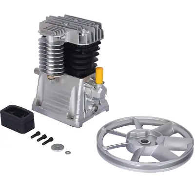 2HP Air Compressor Pump 1.5KW Head Cylinder Cast Iron Style Lubrication Silver • $204.06