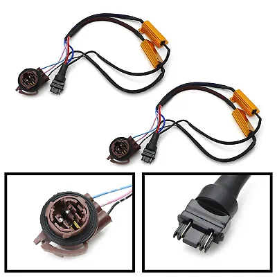 3157 4157 LED Turn Signal/Brake Light Hyper Flash/Bulb Out Fix Wiring Adapters • $23.39