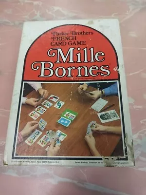 Parker Brothers Mille Bornes French Card Game 100% Complete In Box 1971 • $8.99