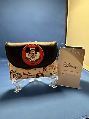 Disney100 Mickey Mouse Club Vintage Mini Flap Wallet Disney 100 Her Universe NWT • $19.99