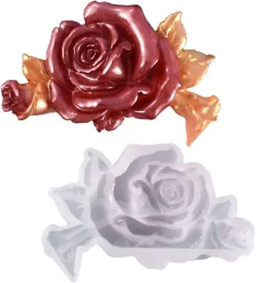 £2.99 • Buy Silicone Rose Flower Epoxy Resin Casting Mold Ornaments Jewelry Making Mould DIY