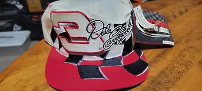 Action Sports Image Dale Earnhardt Red And White Vintage Hat • $10