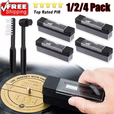 3in1 Vinyl Record Cleaning Brush Set Stylus Velvet Anti-static Cleaner Tool Kit • $15.93