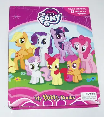 My Little Pony My Busy Books Storybook Playmat & Figures - Note Only 10 Not 12 • £4.99