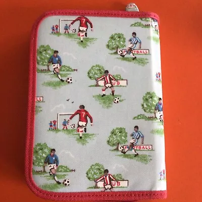 £5 • Buy Cath Kidston Vintage Football Print Oil Cloth Stationery Colour Pencil Case Kids