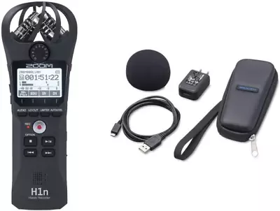 Zoom H1N Handy Recorder (2023 Model H1N-Vp) Portable Recorder Onboard Stereo M • £98.26