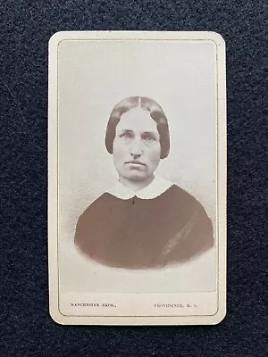 Antique Providence Rhode Island Pretty Woman Civil War Era CDV Photo Card • $9.95