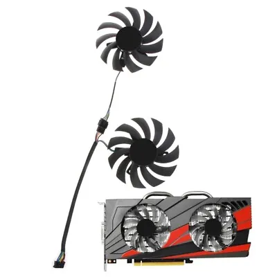 1/2PC 74mm FD7010H12S 5Pin For GTX1060-03G GTX960 GAMING Graphics Card Fan • $16.39