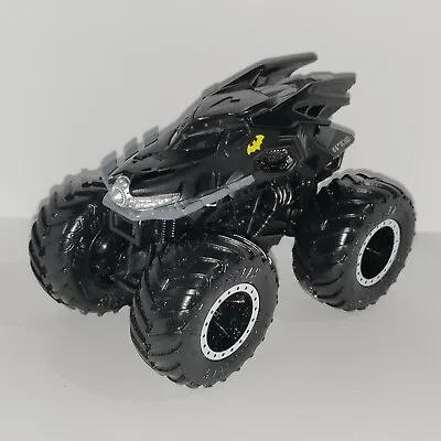 BATMAN BATMOBILE SpinMaster Monster Jam Truck 1/64 Customized Wheel/Chassis Swap • $7.99