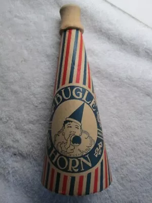 Vintage Cardboard Bugle Horn  Clown Red White And Blue Stripes • $14.10