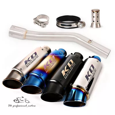 For Yamaha YZF R6 1998-2005 Slip On Muffler Exhaust Mid Link Pipe Escape Black • $144.19