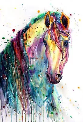 £5.99 • Buy Horse Print Fashion Poster Home Interior Wall Picture Decoration A4