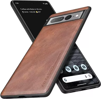 Google Pixel 7 Pro Case Premium PU Leather Stylish Shockproof Protective Cover • $25.75