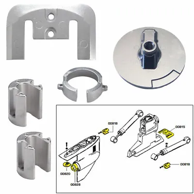 Mercury Bravo 1 Magnesium Anode Kit Dealer Direct New Fresh Water W/ Hardware • $57.99