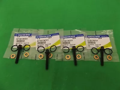 $42.99 • Buy Genuine Ssangyong Stavic Mpv A100 & A155 2.0 L Td Fuel Injector Repair Kit Set