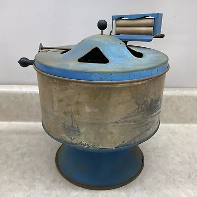 Vintage Dutch Motif Child’s Washing Machine And Wringer By Wolverine Toys 1930s • $35