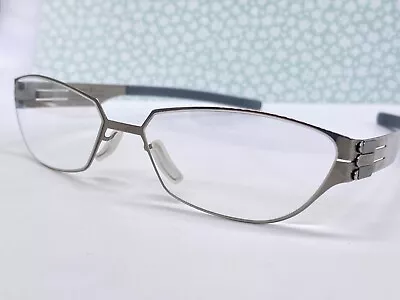 £157.25 • Buy IC! Berlin Glasses Women's Silver Chrome Reading Glasses Metal Izou O. Medium