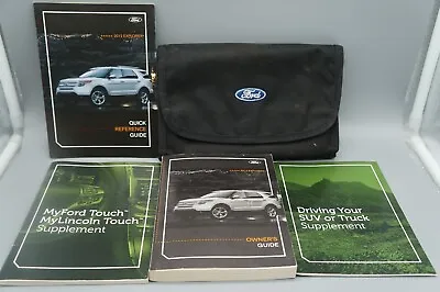 2012 Ford Explorer OEM Owners Manual Owners Guide With MY TOUCH Case FREE SHIP • $27.99