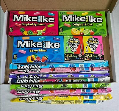 Sweets Heaven Branded American Candy Selection Gift Box - Mike & Ike/Laffy Taffy • £20.99