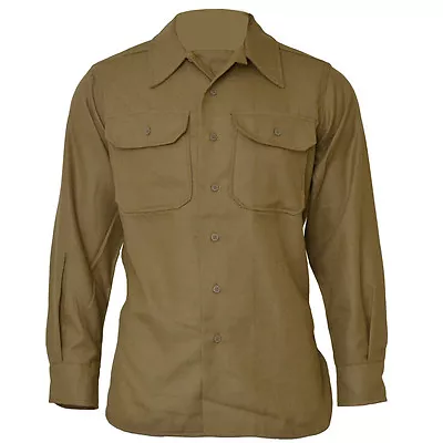 American M37 Shirt - WW2 Repro US Army Olive Drab Solider New • $111.95