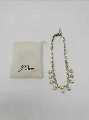 New Women's J Crew Pearl And Crystal Snowfall Necklace • $29.99