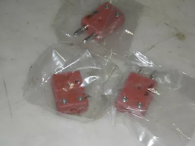 Lot Of 3 Ea Martin High Temp (800 Deg) Type K Thermocouple Connector Plug Full S • $12.50