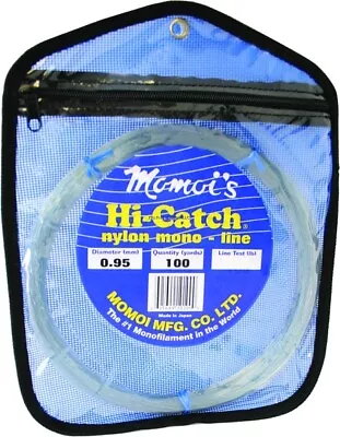 Momoi Hi-Catch Mono Leader Coil (100lb-300lb 100yd 2-Colors) • $34.99