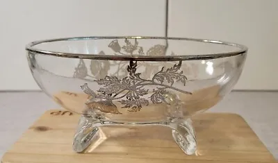 Vintage Silver City Flanders Footed Candy Dish • $15