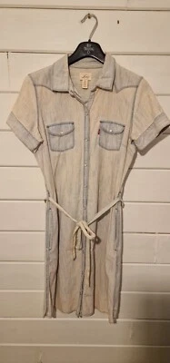 £15 • Buy Levis Denim Shirt Dress Size M 