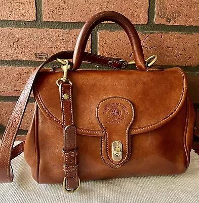 Ghurka Vintage Marley Hodgson Bag No 150 The Dover! Bag With Leash Strap! Brown • $300