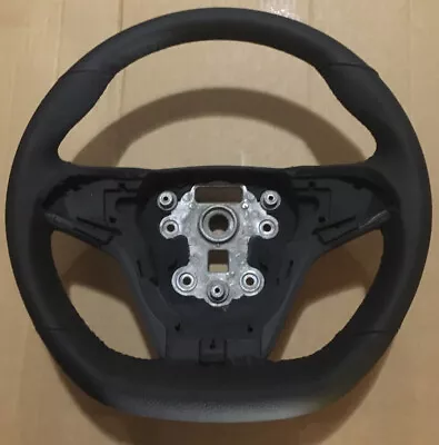 HOLDEN VF Steering Wheel Leather Flat Bottom Perforated Black GENUINE • $450