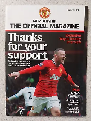 Manchester United Official Membership Magazine September 2012 • £1.50