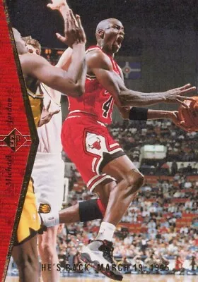 Michael Jordan 1995 Upper Deck SP #MJ1  Red Insert Chicago Bulls • $3.99