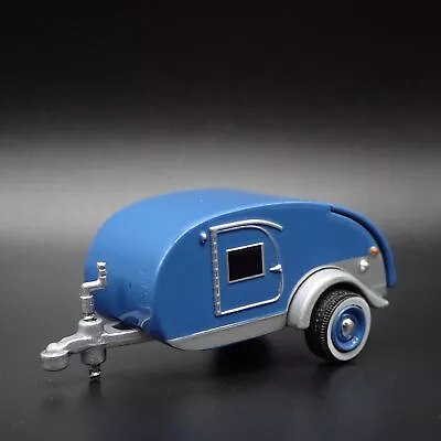 Teardrop Travel Trailer Camper Canned Ham 1:64 Scale Diorama Diecast Model Car • $17.11