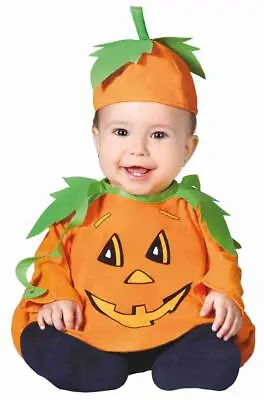 Baby Toddler Pumpkin Halloween Fancy Dress Costume Sizes 12-24 Months • £6.99