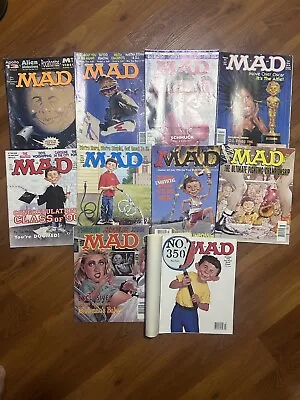 Vintage 90’s Mad Magazine Collection: Lot Of 10- (341 To 350) • $4.99