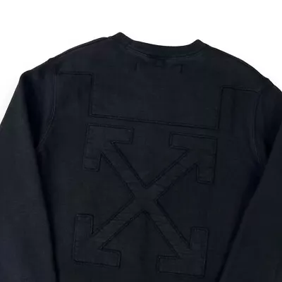 Off-White Cutout Arrows Black Sweatshirt • £149