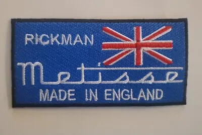 Metisse Patch Embroidered Blue Union Rickman Steve McQueen England Motorcycle  • $46.42